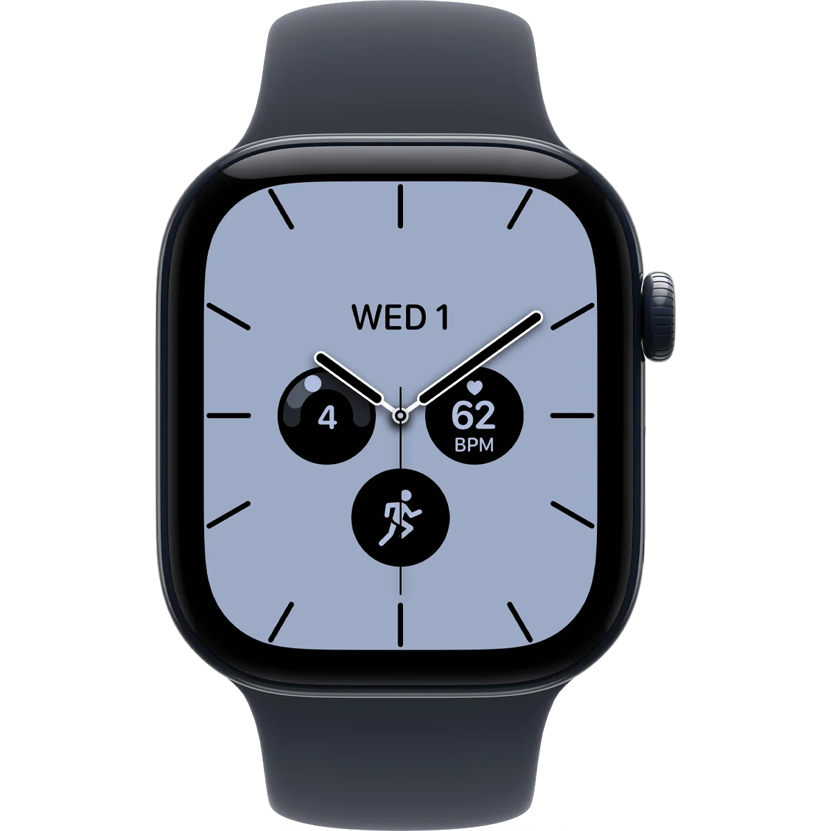 Умные часы Apple Watch Series 12 GPS + Cellular, 42mm Night Blue Ceramic Case with Navy Blue Sport Band - M/L