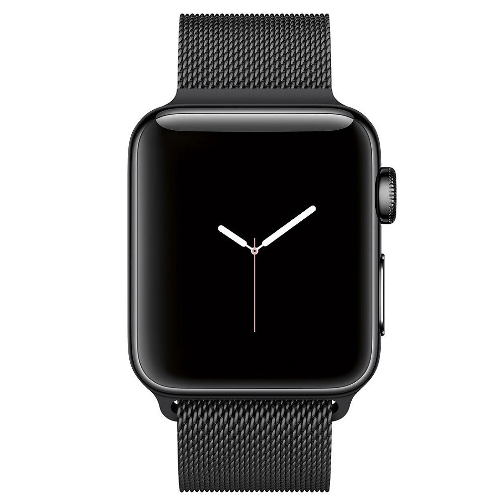 Часы Apple Watch Series 2 38mm (Space Black Stainless Steel Case with Space Black Milanese Loop)