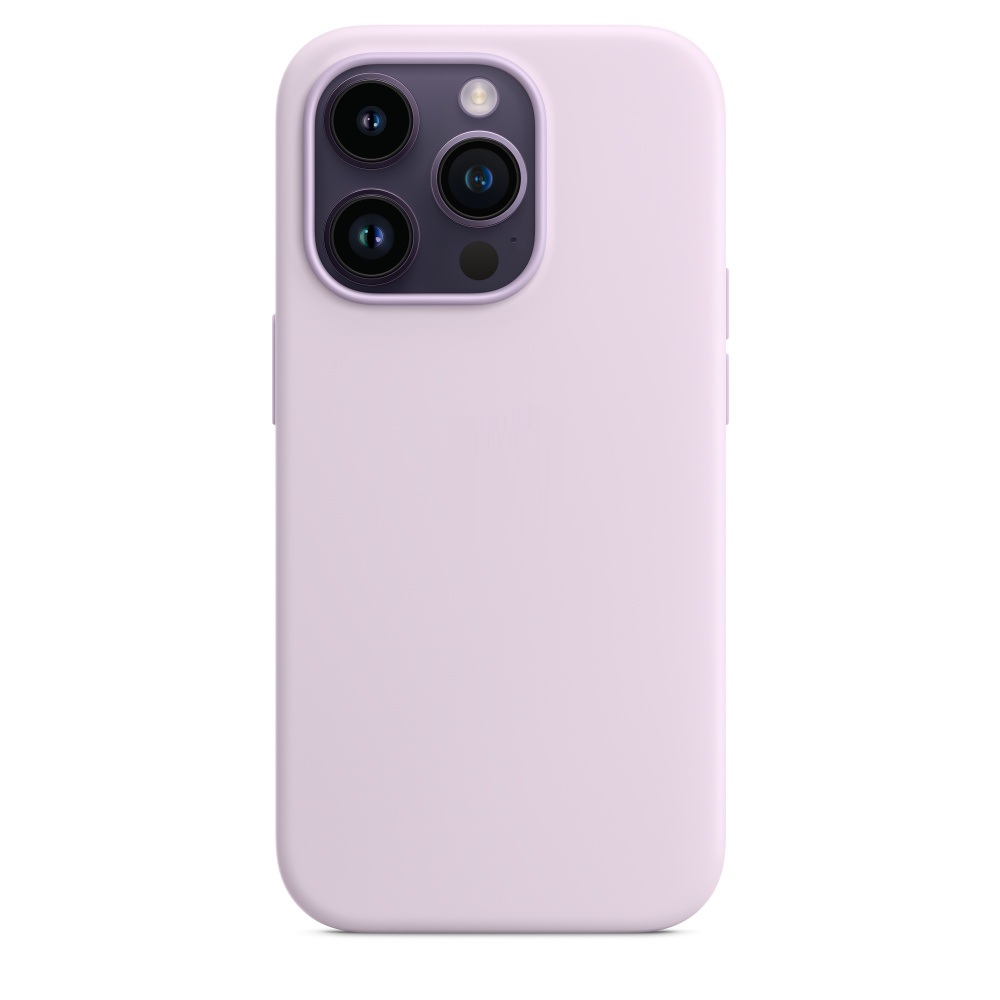 Силиконовый чехол Naturally Silicone Case with MagSafe Lilac для iPhone 14 Pro