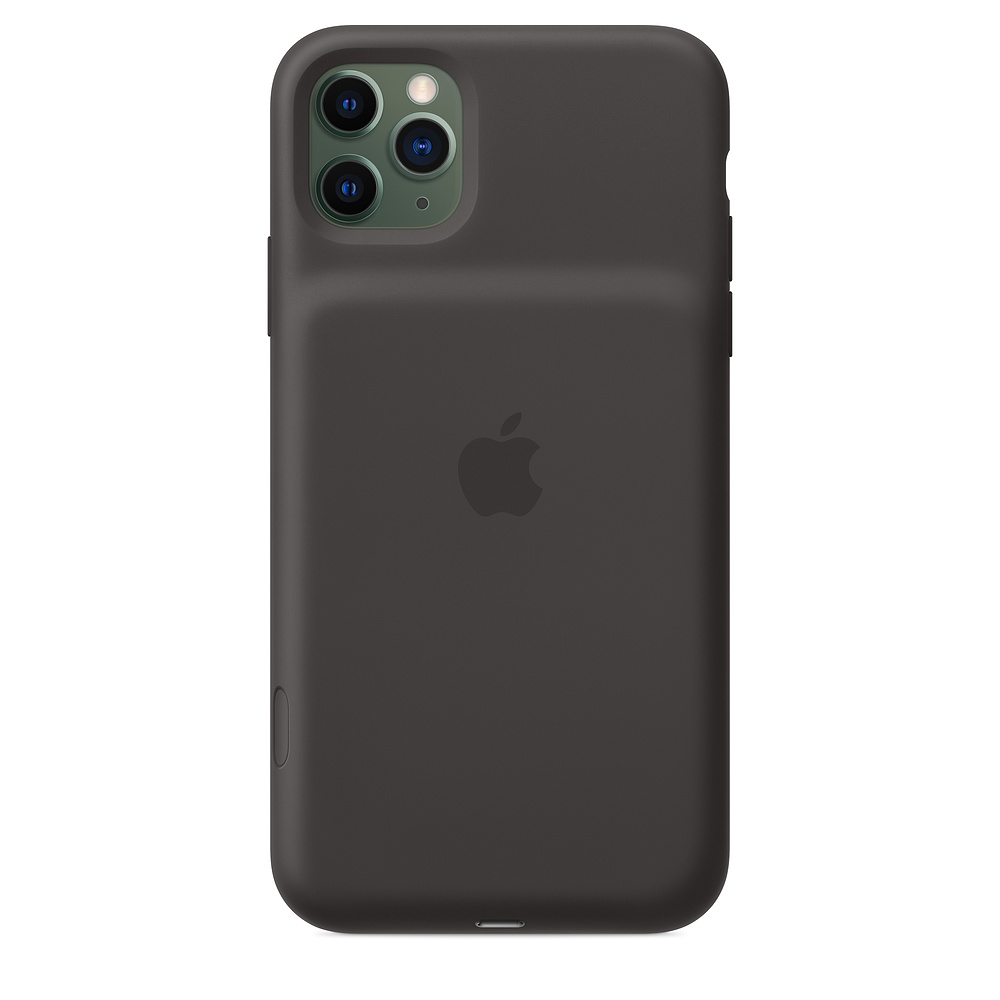Силиконовый чехол-аккумулятор Apple Smart Battery Case Black (MWVP2ZM/A) для iPhone 11 Pro Max