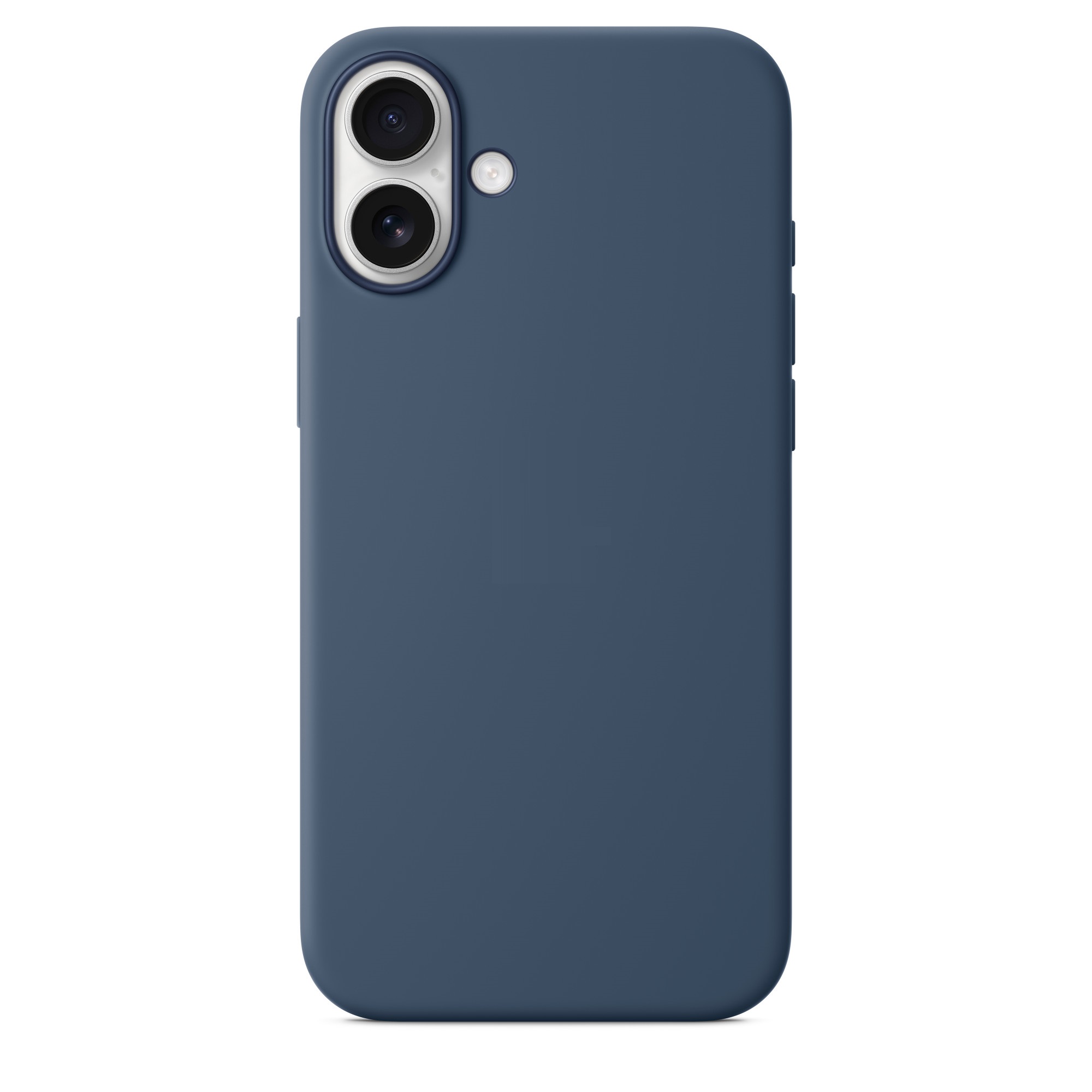 Силиконовый чехол Naturally Silicone Case with MagSafe Denim для iPhone 16 Plus
