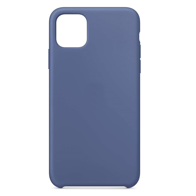 Силиконовый чехол Naturally Silicone Case Linen Blue для iPhone 11 Pro