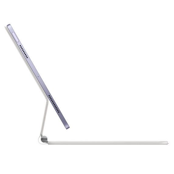 Чехол-клавиатура Apple Magic Keyboard для iPad Pro 11/iPad Air (2020-2022) White (MJQJ3) кириллица (лазерная гравировка) + QWERTY