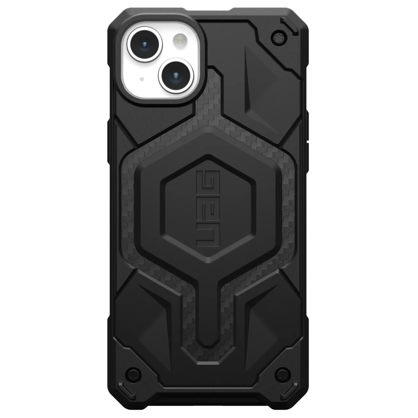 Противоударный защитный чехол UAG Monarch Pro MagSafe для iPhone 15 Plus (6.7) Carbon Fiber