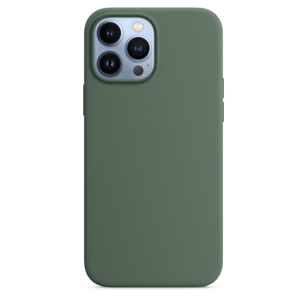 Силиконовый чехол Naturally Silicone Case with MagSafe Eucalyptus для iPhone 13 Pro Max