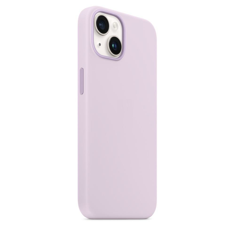 Силиконовый чехол Naturally Silicone Case with MagSafe Lilac для iPhone 14