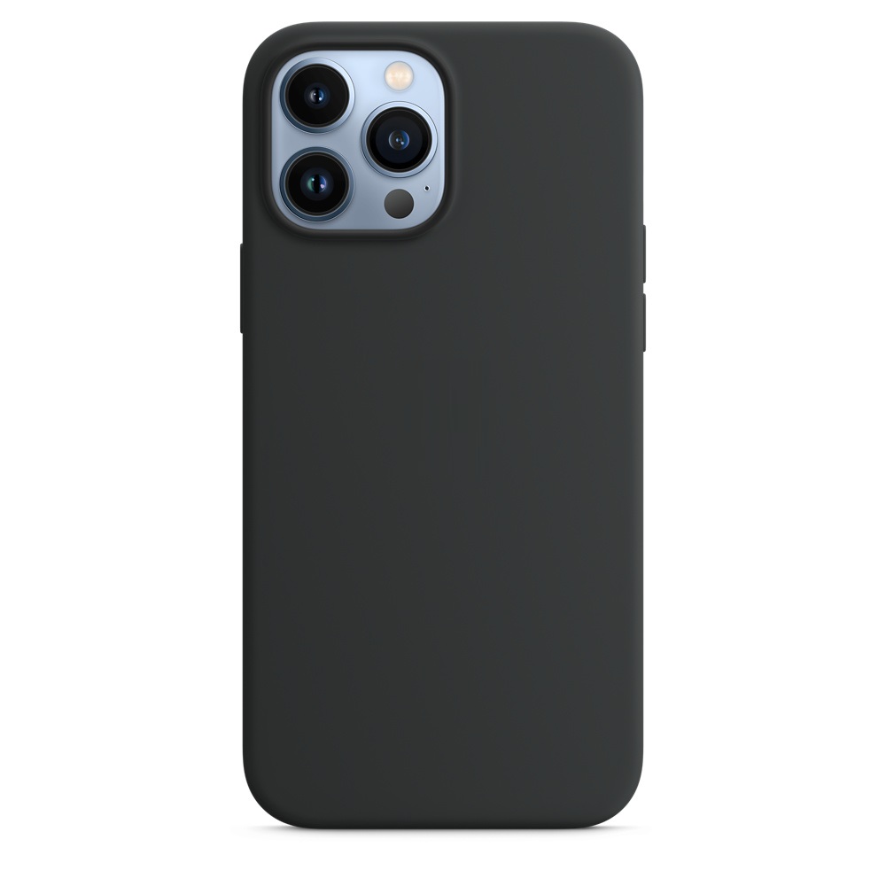 Силиконовый чехол Naturally Silicone Case with MagSafe Midnight для iPhone 13 Pro Max