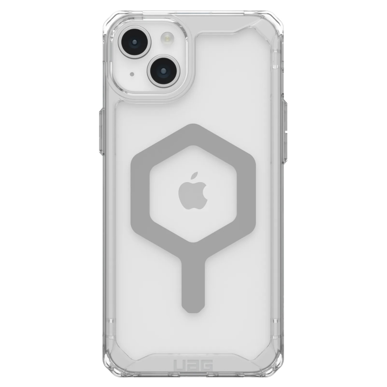 Противоударный защитный чехол UAG Plyo MagSafe для iPhone 15 Plus (6.7) Ice/Silver