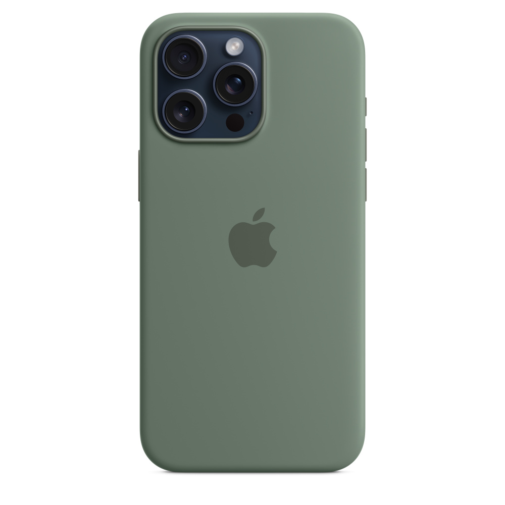 Силиконовый чехол Apple iPhone 15 Pro Max Silicone Case with MagSafe - Cypress (MT1X3ZM/A) для iPhone 15 Pro Max