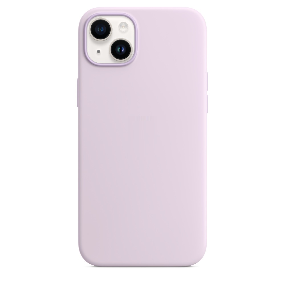 Силиконовый чехол Naturally Silicone Case with MagSafe Lilac для iPhone 14 Plus
