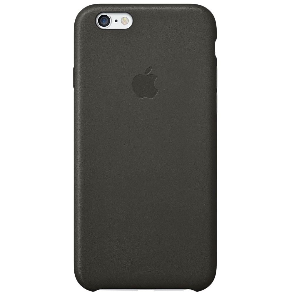 Кожаный чехол Apple iPhone 6 Leather Case Black (MGR62ZM/A) для iPhone 6/6S