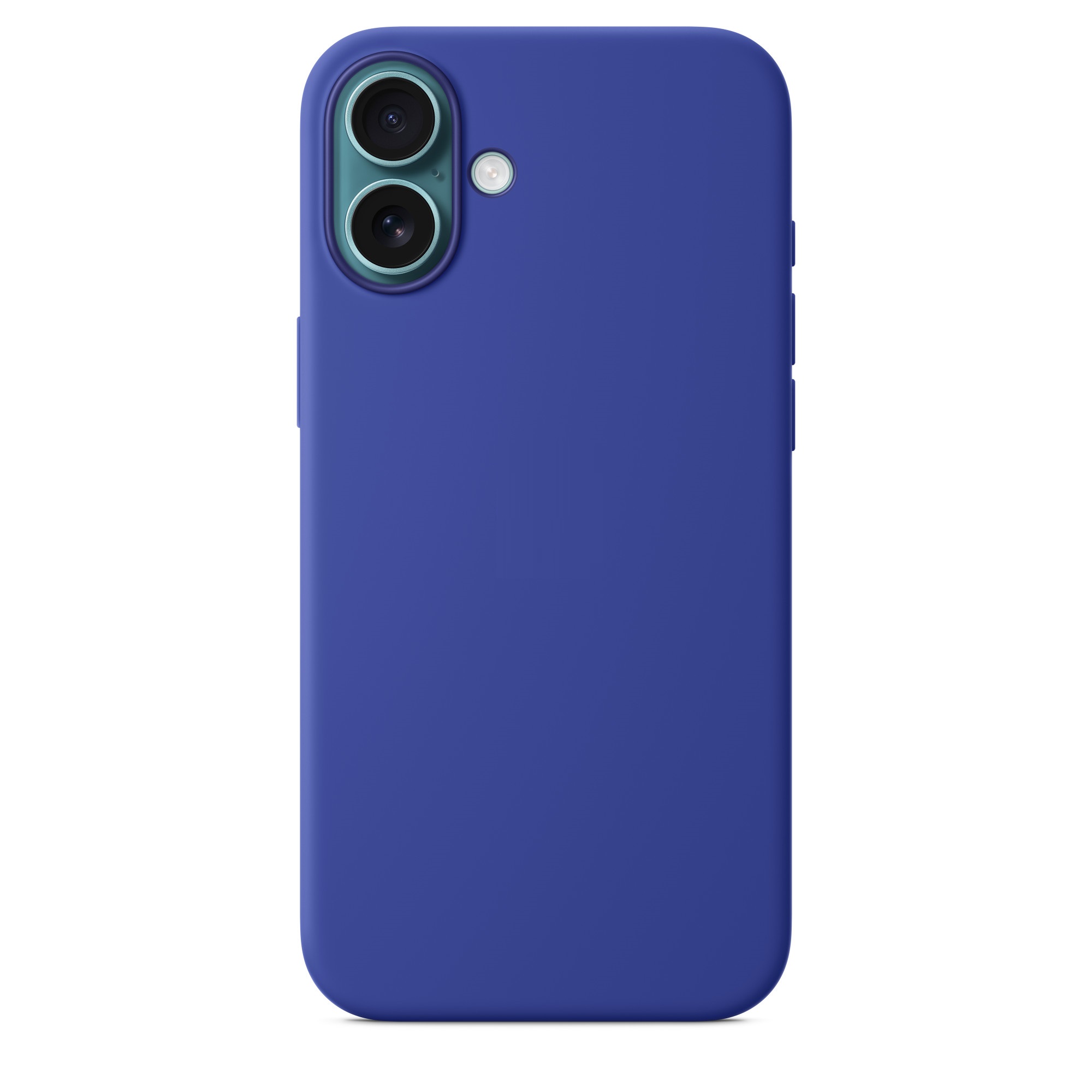 Силиконовый чехол Naturally Silicone Case with MagSafe Ultramarine для iPhone 16 Plus