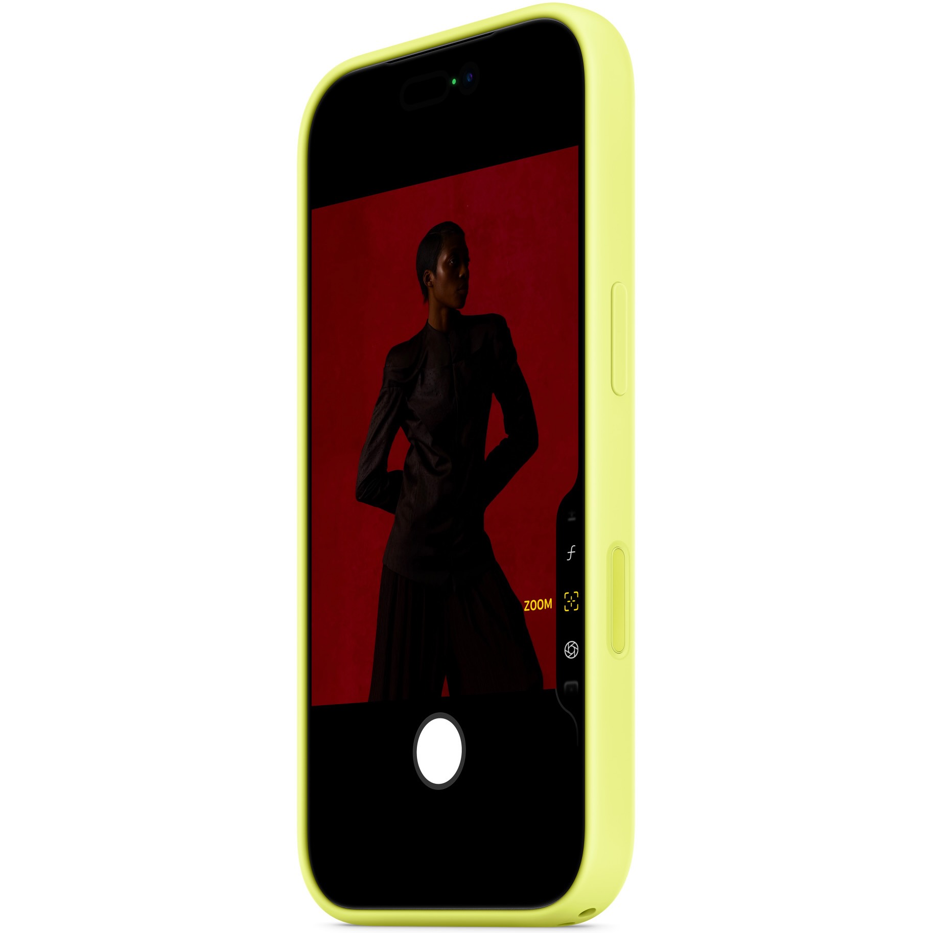Силиконовый чехол Naturally Silicone Case with MagSafe Neon Yellow для iPhone 17 Pro