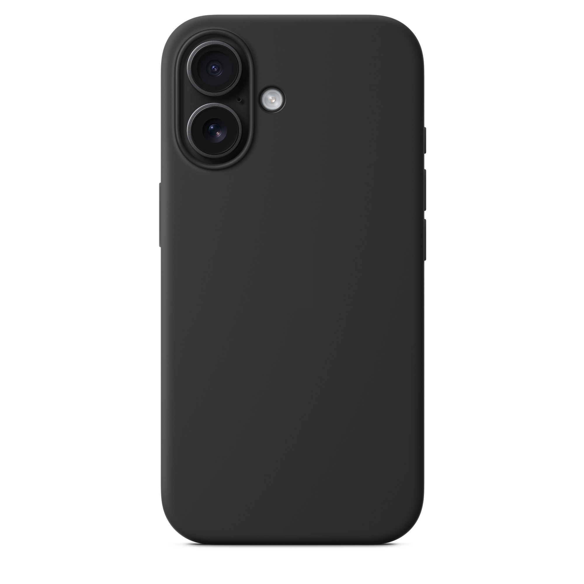 Силиконовый чехол Naturally Silicone Case with MagSafe Black для iPhone 16