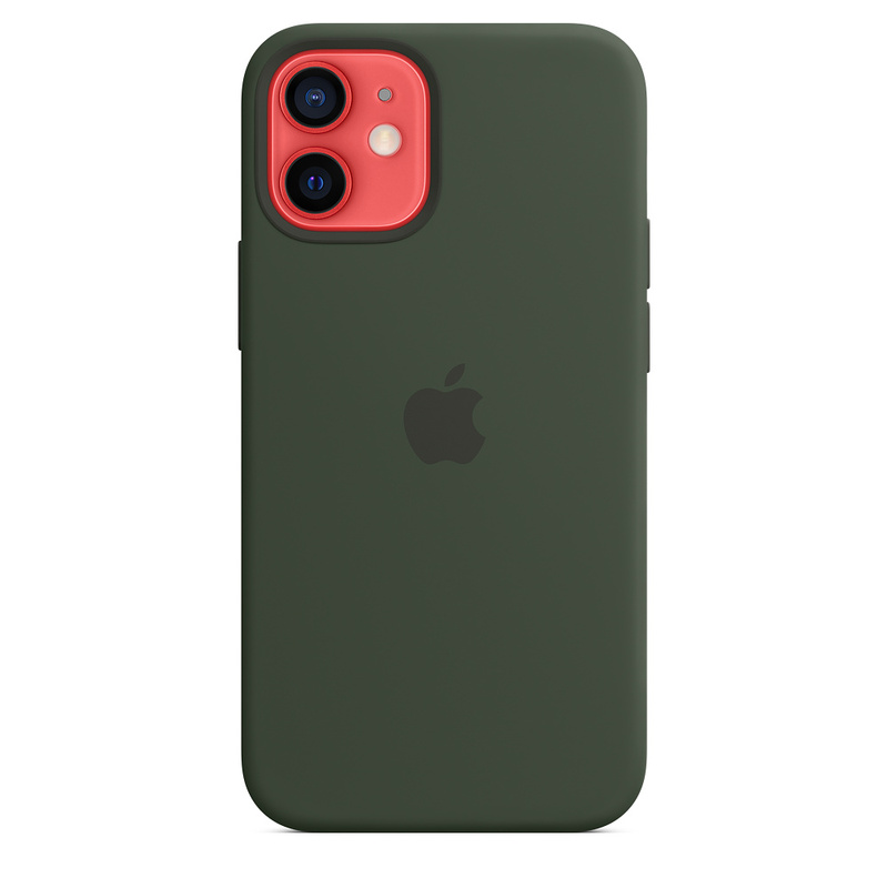 Силиконовый чехол Apple iPhone 12 mini Silicone Case with MagSafe - Cyprus Green (MHKR3ZE/A) для iPhone 12 mini