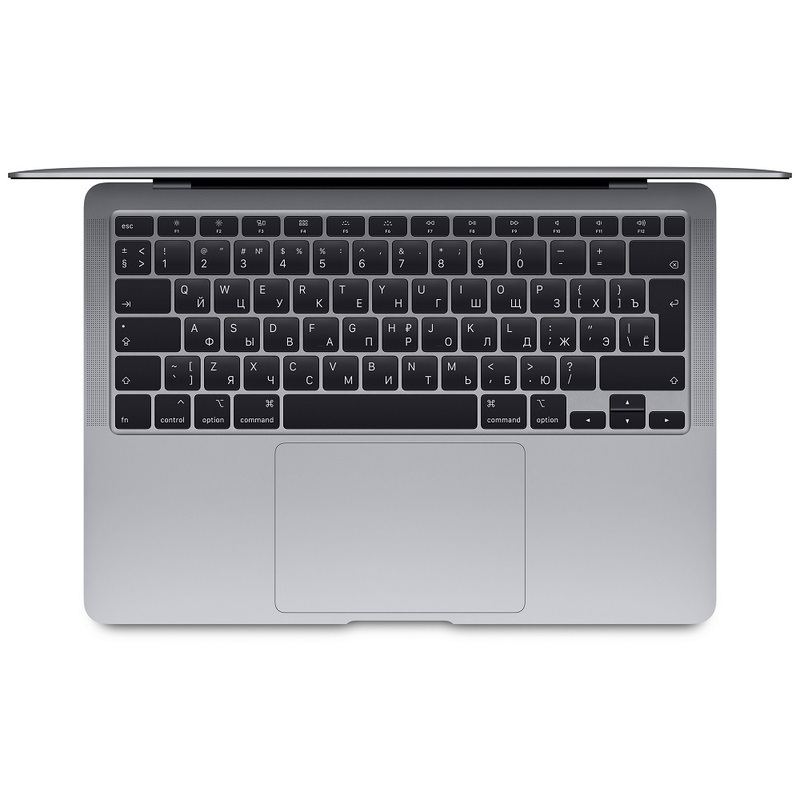 Ноутбук Apple MacBook Air 13 дисплей Retina с технологией True Tone Early 2020 Space Grey (Z0YJ000XG) (RU/A) (Intel Core i7 1200 MHz/13.3/2560x1600/16GB/2 TB/DVD нет/Intel Iris Plus Graphics/Wi-Fi/Bluetooth/macOS)