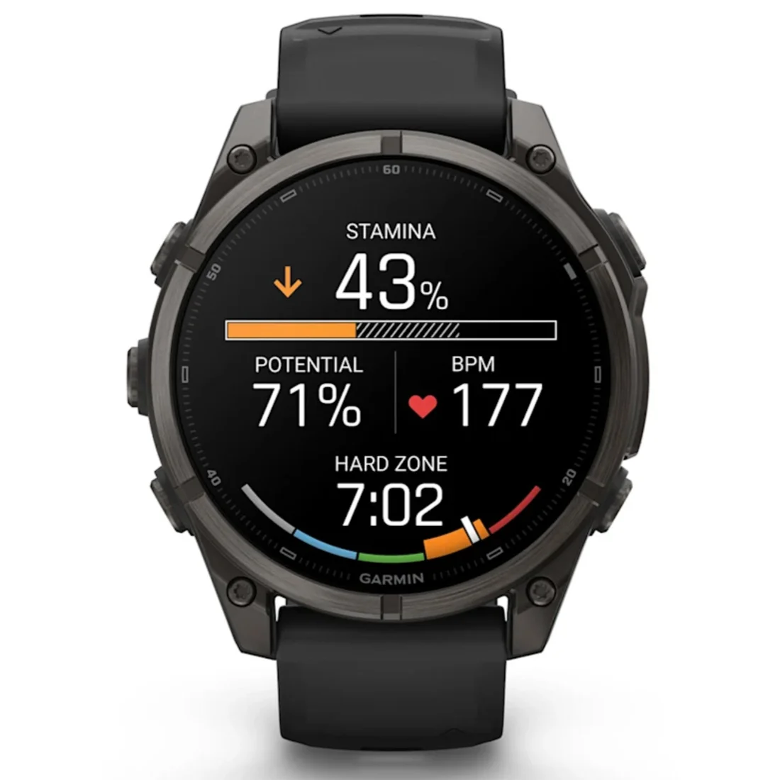 Умные часы Garmin fenix 9 - 47 mm Carbon Gray DLC Titanium with Black/Pebble Grey Silicone Band (010-04762-11)