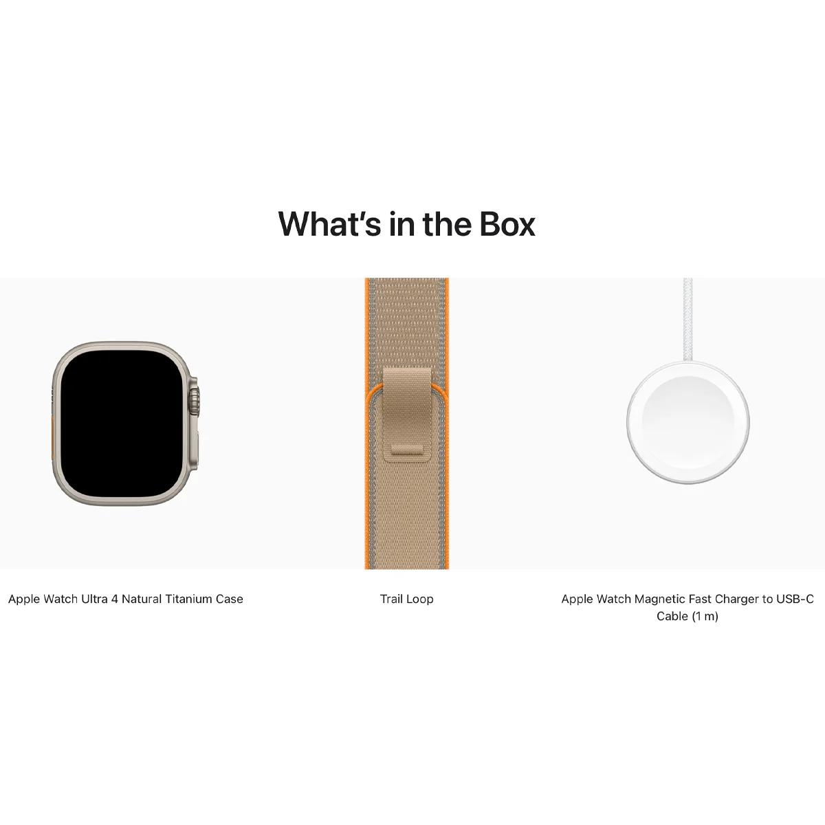 Умные часы Apple Watch Ultra 4 GPS + Cellular, 49mm Natural Titanium Case with Sand Trail Loop - M/L