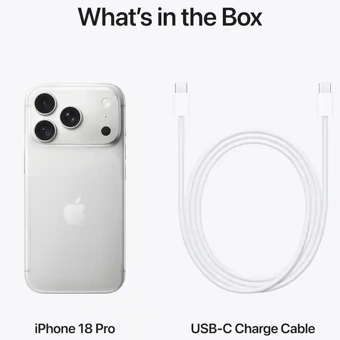 Смартфон Apple iPhone 18 Pro 256GB Silver (nano SIM + eSIM)