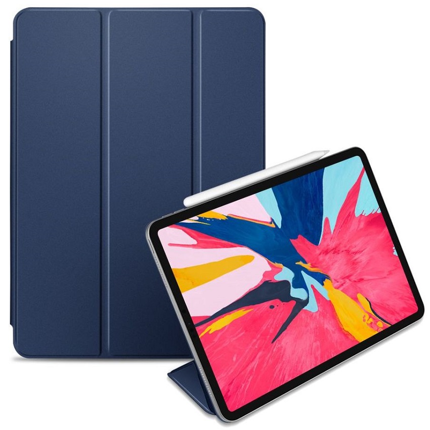 Магнитный чехол-подставка BoraSCO для Apple iPad Pro 12,9 (2018) Midnight Blue