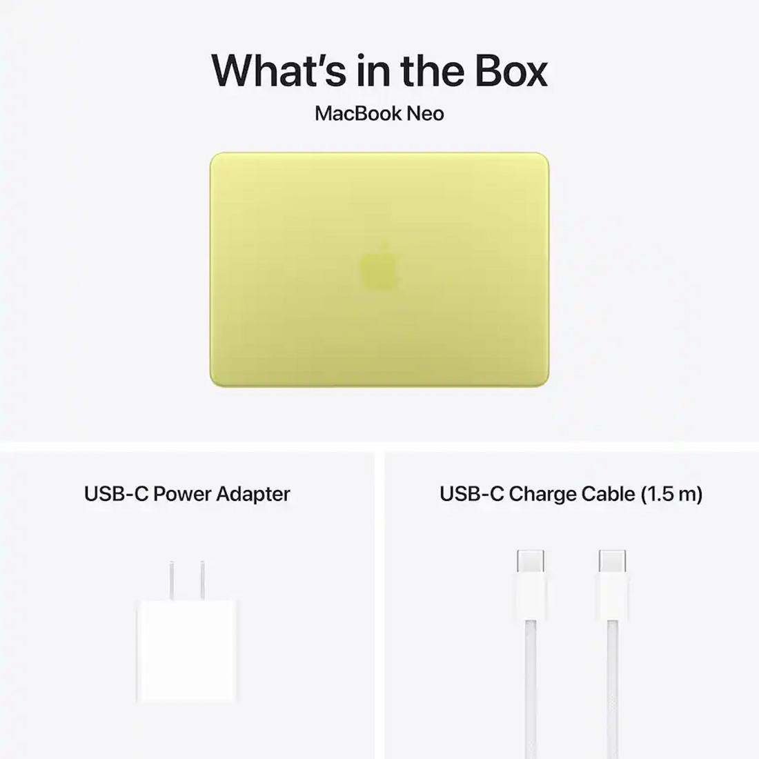 Ноутбук Apple MacBook Neo 2026 A18 Pro (13/2408x1506/8GB/256GB SSD/Apple graphics 5-core) Citrus (MHFD4)