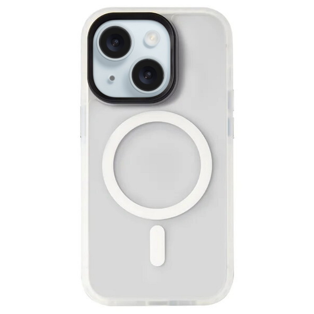 Чехол Gurdini Nano Series with Magsafe White для iPhone 15