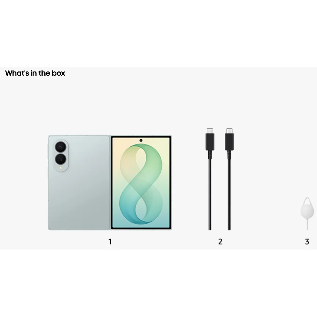 Смартфон Samsung Galaxy Z Fold8 12/512GB Pistachio (SM-F971B)