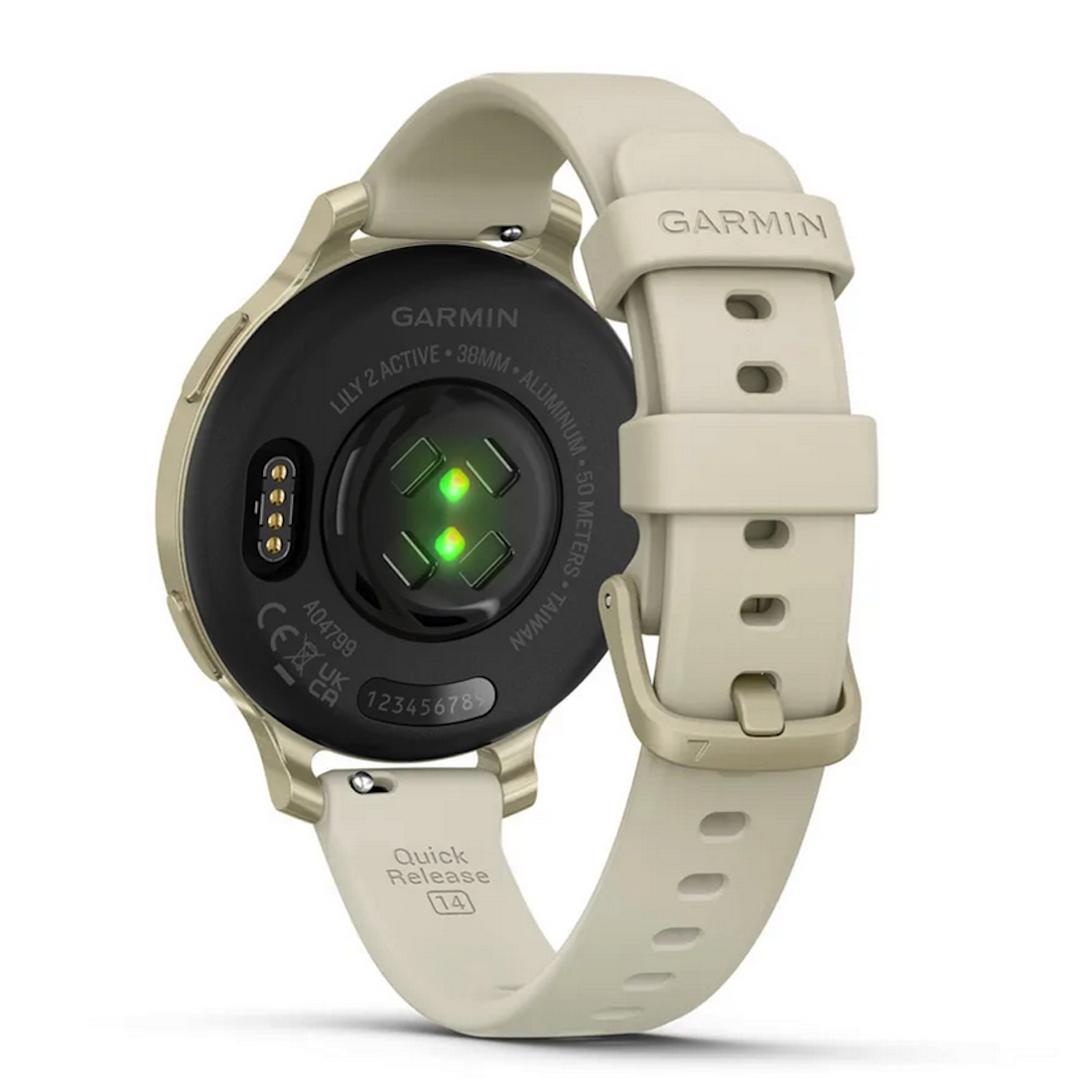 Умные часы Garmin Lily 2 Active Lunar Gold with Bone Silicone Band (010-02891-00)