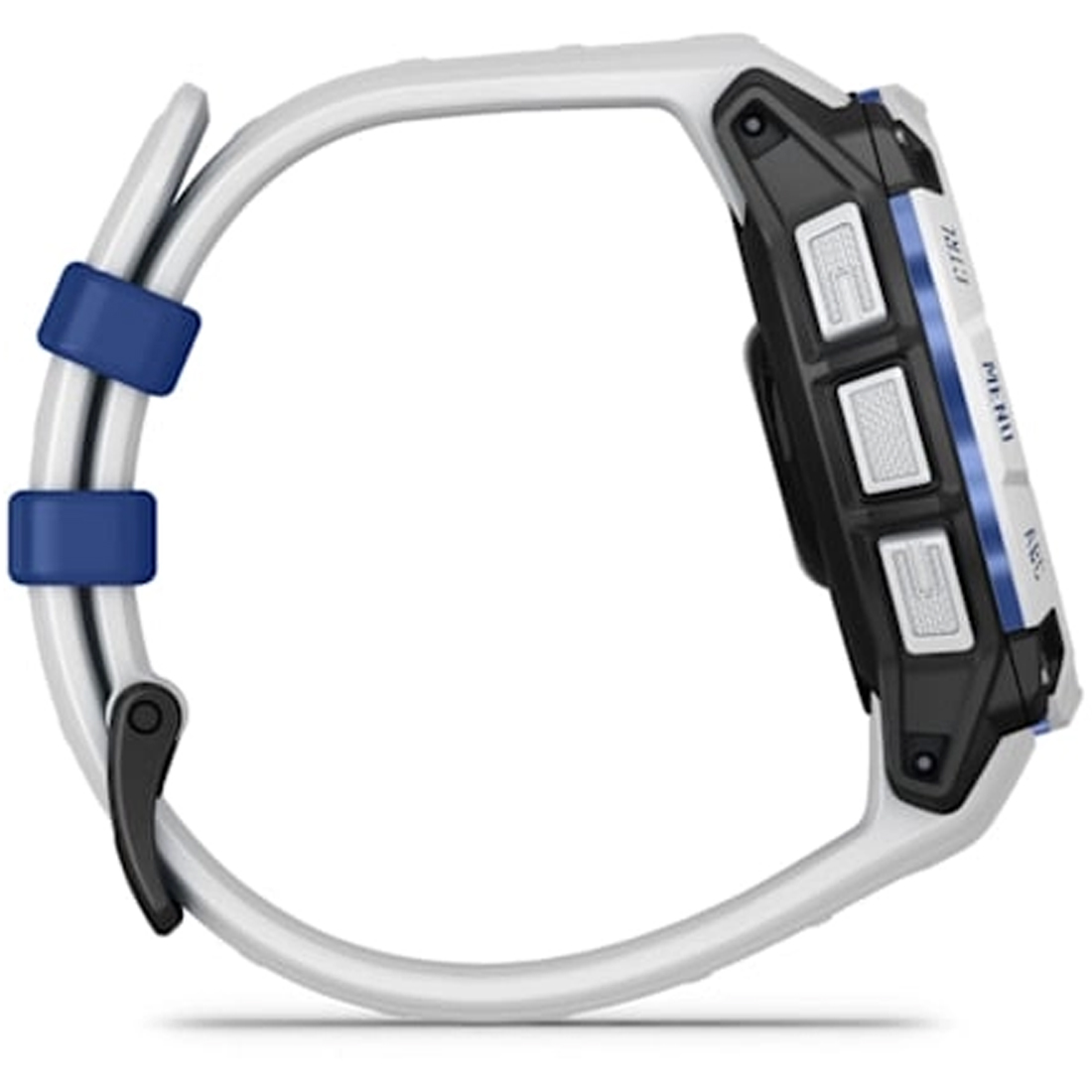 Умные часы Garmin Instinct 3 – 45 mm, Solar Whitestone with Whitestone/Bolt Blue Band (010-02934-03)