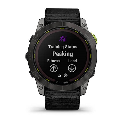 Умные часы Garmin Enduro 2 Sapphire Solar Carbon Grey DLC Titanium with Ultrafit Band (010-02754-01)