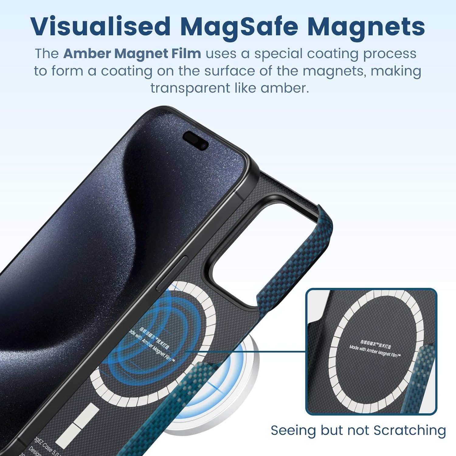 Чехол Pitaka Fusion Weaving MagEZ Case 5 для iPhone 15 Pro (6.1) Moonrise