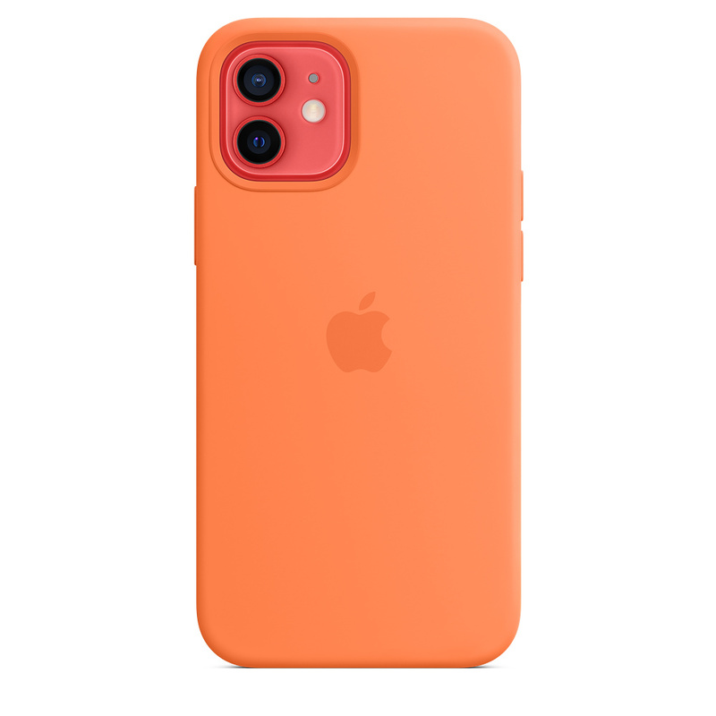 Силиконовый чехол Apple iPhone 12/12 Pro Silicone Case with MagSafe - Kumquat (MHKY3ZE/A) для iPhone 12/12 Pro