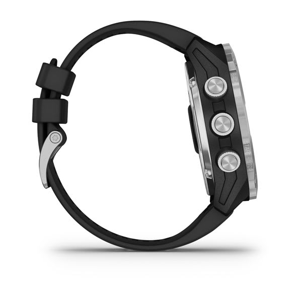 Умные часы Garmin Descent Mk2 Stainless Steel with Black Band (010-02132-10)