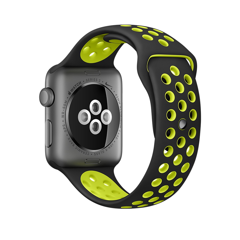 Часы Apple Watch Series 2 42mm (Space Gray Aluminum Case with Black/Volt Nike Sport Band)