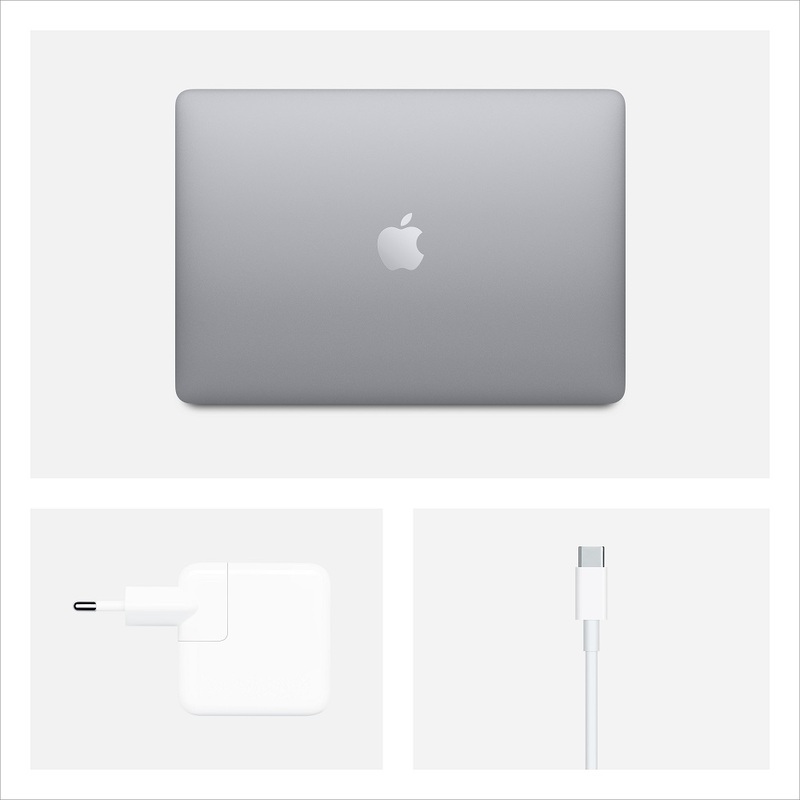 Ноутбук Apple MacBook Air 13 дисплей Retina с технологией True Tone Early 2020 Space Grey (Z0YJ000F8) (RU/A) (Intel Core i3 1100 MHz/13.3/2560x1600/16GB/256GB SSD/DVD нет/Intel Iris Plus Graphics/Wi-Fi/Bluetooth/macOS)