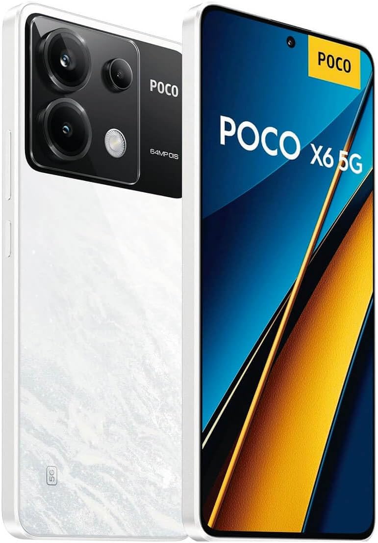 Смартфон Xiaomi POCO X6 5G 12/256 ГБ Global, Dual nano SIM, белый