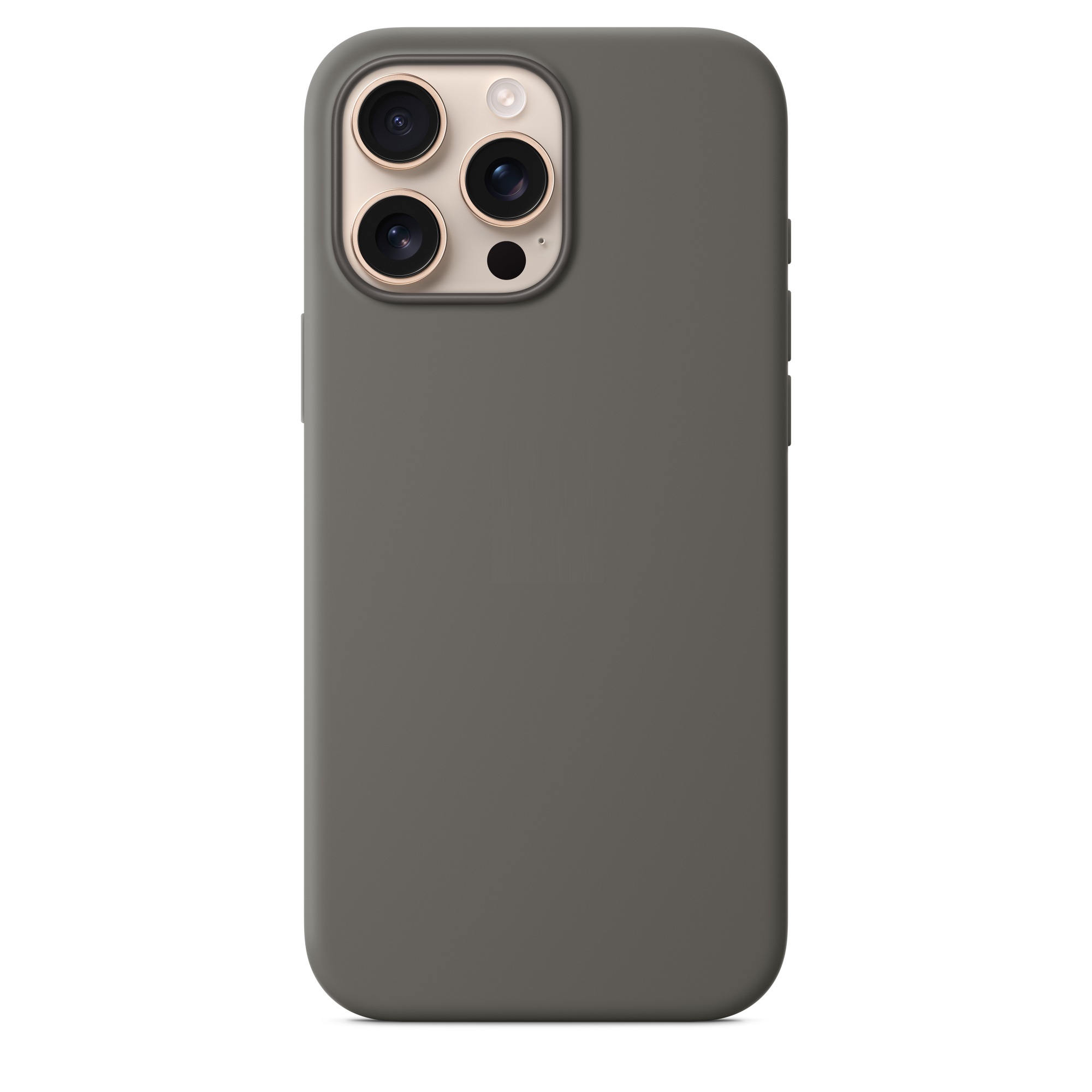 Силиконовый чехол Naturally Silicone Case with MagSafe Stone Gray для iPhone 16 Pro Max