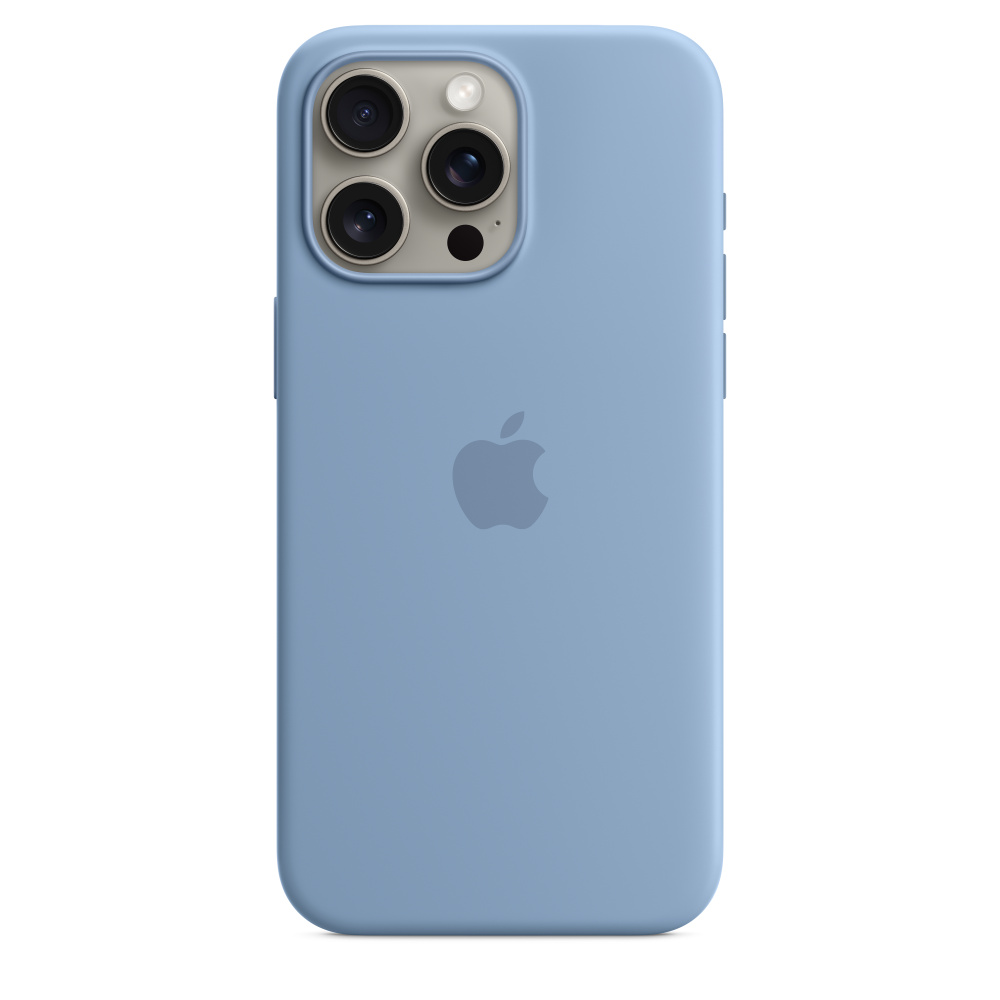 Силиконовый чехол Apple iPhone 15 Pro Max Silicone Case with MagSafe - Winter Blue (MT1Y3ZM/A) для iPhone 15 Pro Max