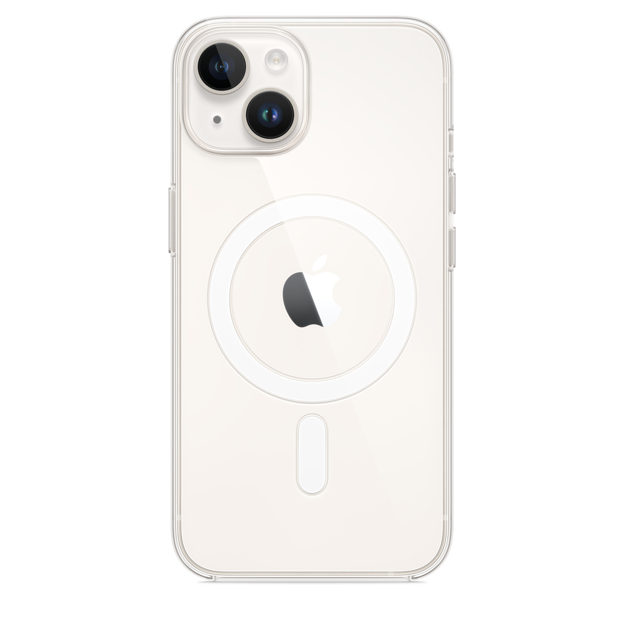 Пластиковый чехол Naturally Clear Case with MagSafe для iPhone 13/14