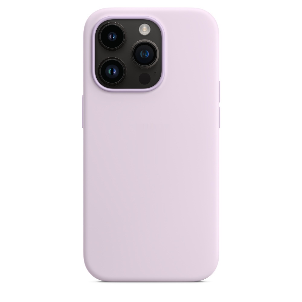 Силиконовый чехол Naturally Silicone Case with MagSafe Lilac для iPhone 14 Pro