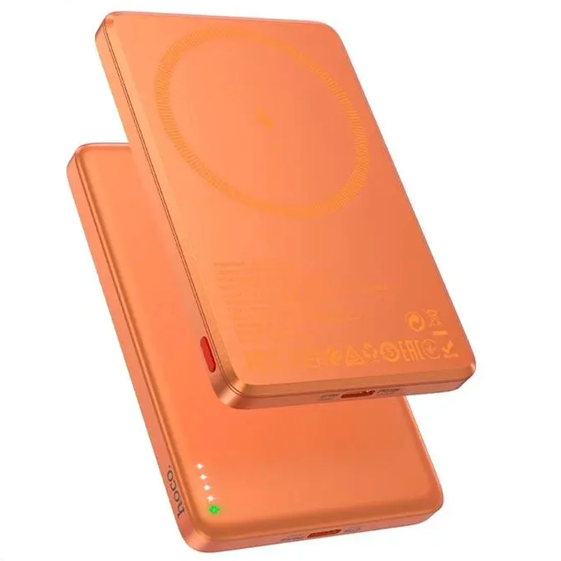 Внешний аккумулятор HOCO 5000 mAh Magnetic Magsafe 20W (Q26) Orange
