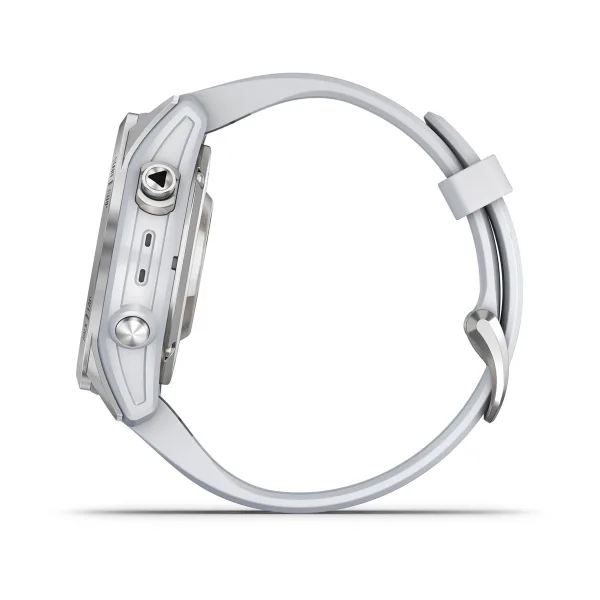Умные часы Garmin epix Pro (Gen 2) – Standard Edition - 42 mm Silver with Whitestone Band (010-02802-01)