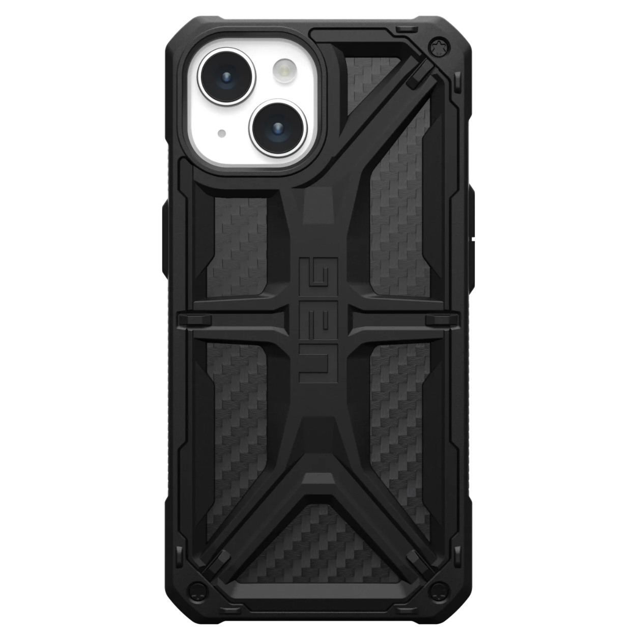 Противоударный защитный чехол UAG Monarch для iPhone 15 (6.1) Carbon Fiber