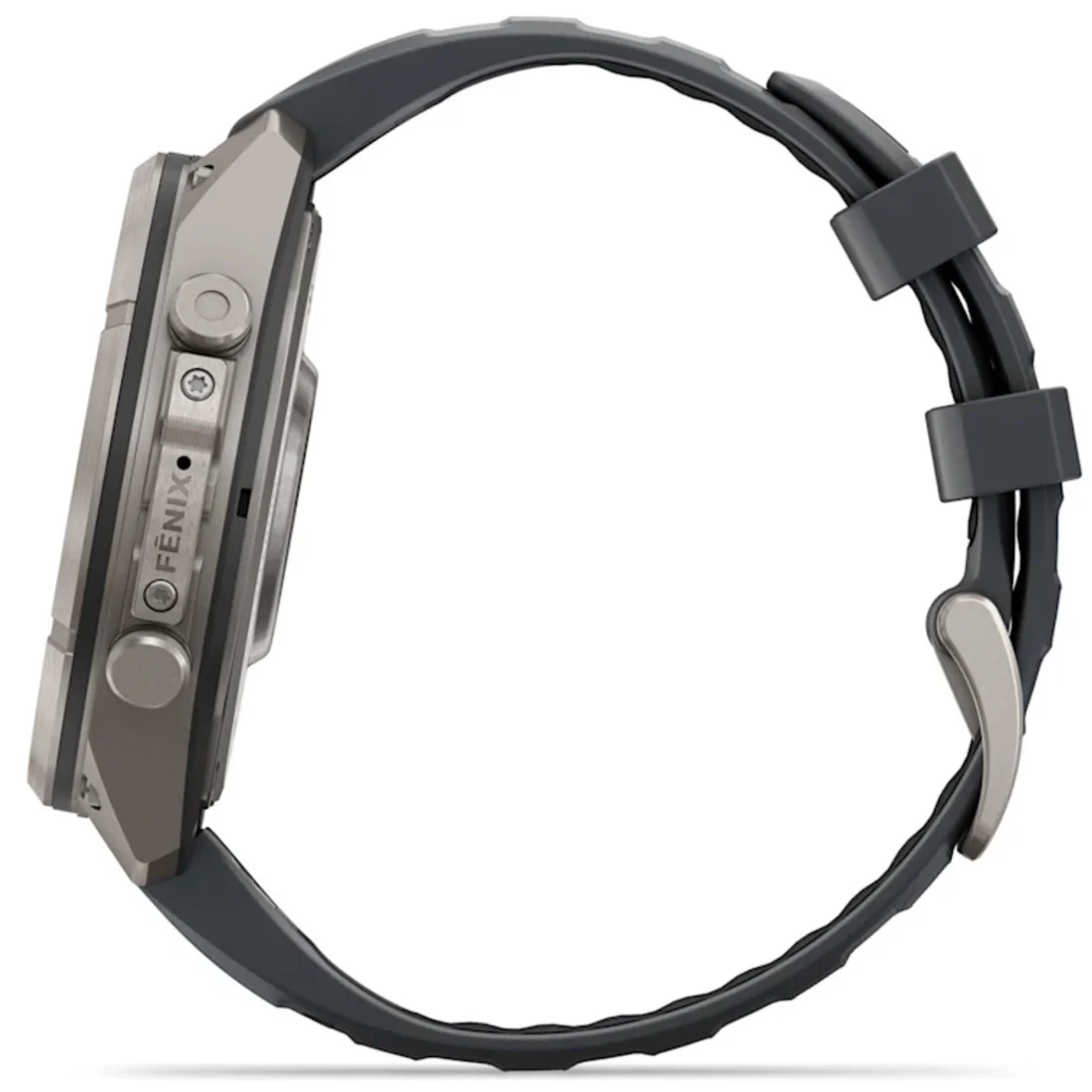 Умные часы Garmin fenix 9 Pro - 47 mm inReach Titanium with Pebble Grey Silicone Band (010-04336-21)