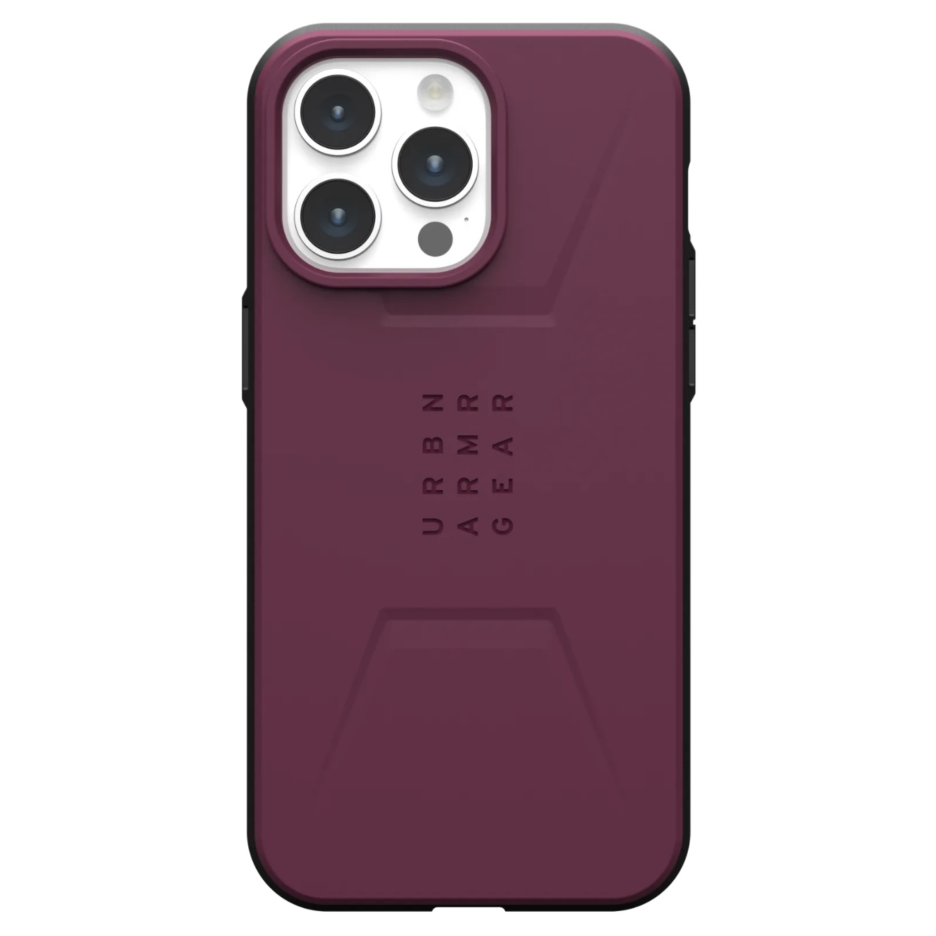 Противоударный защитный чехол UAG Civilian MagSafe для iPhone 15 Pro Max (6.7) Bordeaux