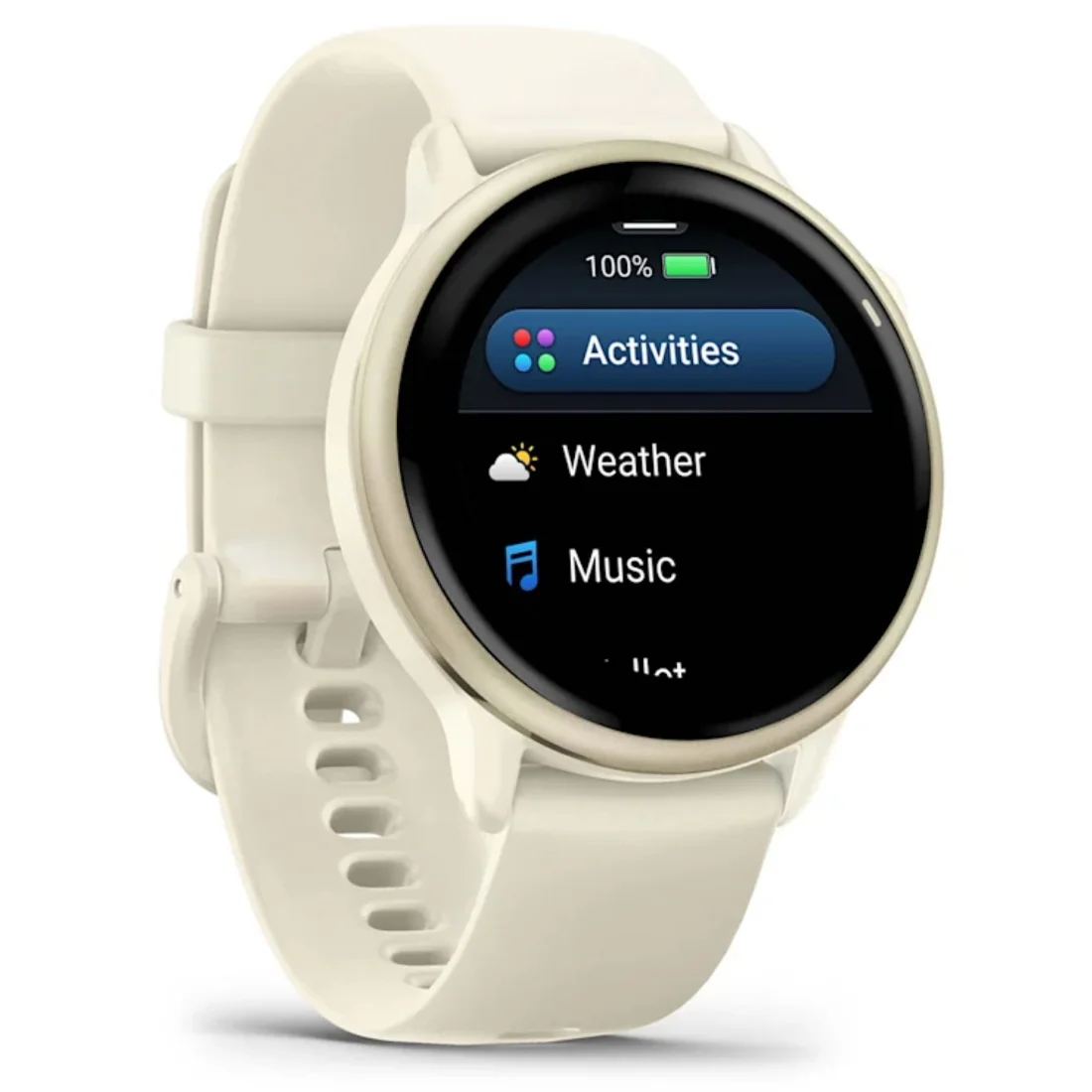 Умные часы Garmin vivoactive 6 Lunar Gold with Bone Band (010-02985-01)