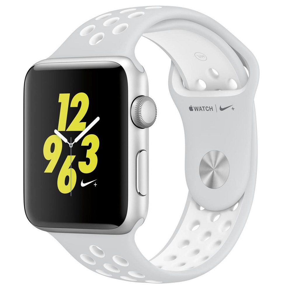 Часы Apple Watch Series 2 38mm (Silver Aluminum Case with Platinum White Nike Sport Band)