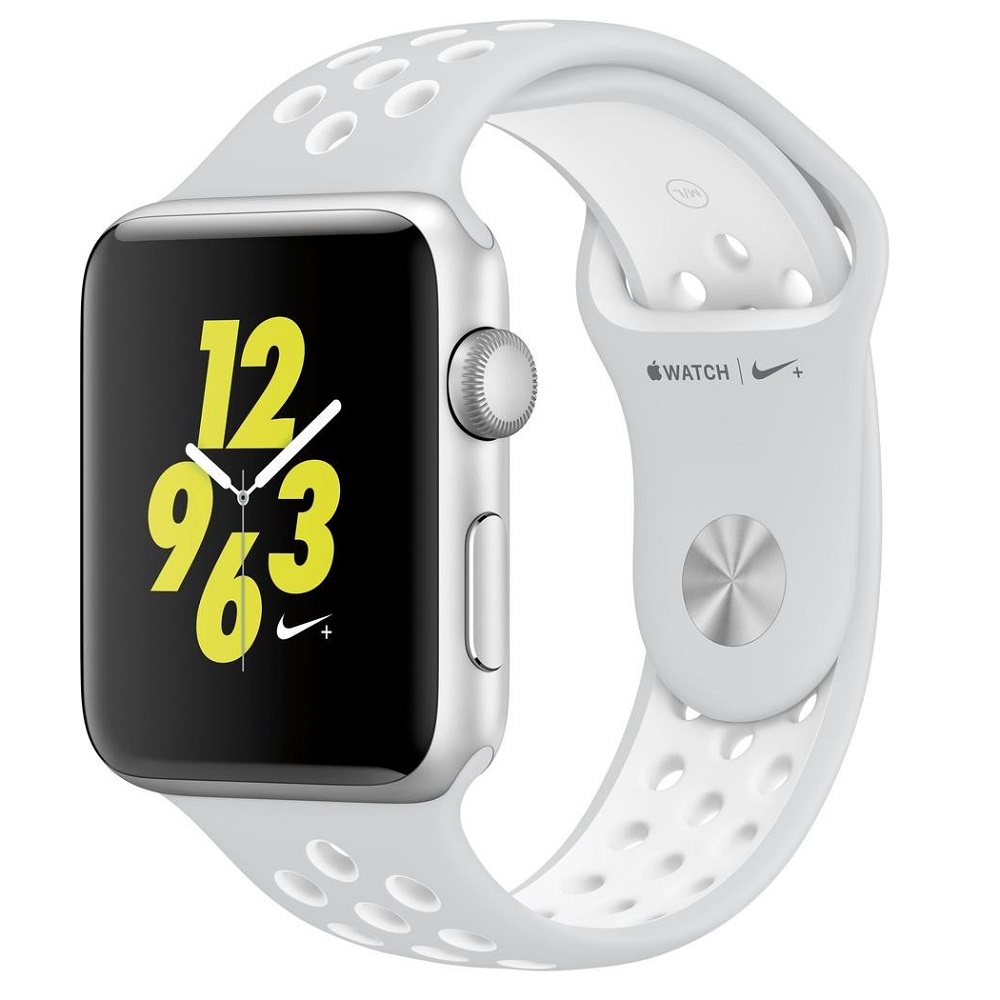 Часы Apple Watch Series 2 38mm (Silver Aluminum Case with Platinum White Nike Sport Band)