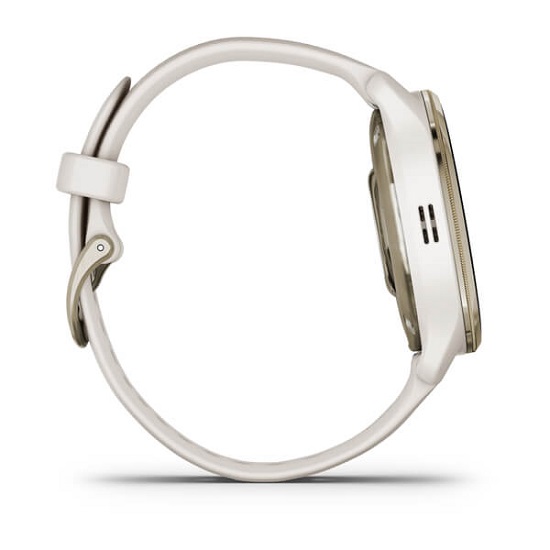 Умные часы Garmin Venu 2 Plus Cream Gold Stainless Steel Bezel with Ivory Case and Silicone Band (010-02496-12)