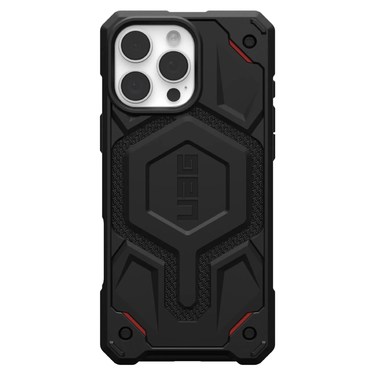 Противоударный защитный чехол UAG Monarch Pro Kevlar MagSafe для iPhone 16 Pro Max Kevlar Black